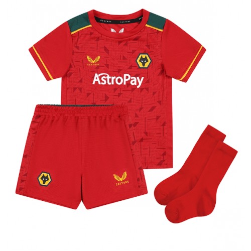 Maillot de foot Wolves Matheus Cunha #12 Extérieur enfant 2023-24 Manches Courte (+ pantalon court)